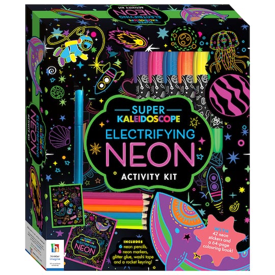 Hinkler Super Kaleidoscope Electrifying Neon Activity Kit